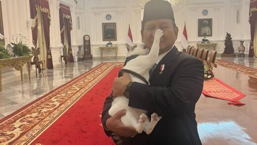 Presiden Prabowo dan Kucing Kesayangan (Instagram/Prabowo)